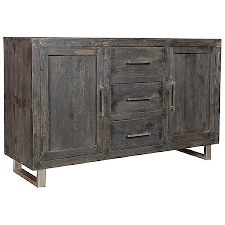 Mango Wood Ebony Sideboard